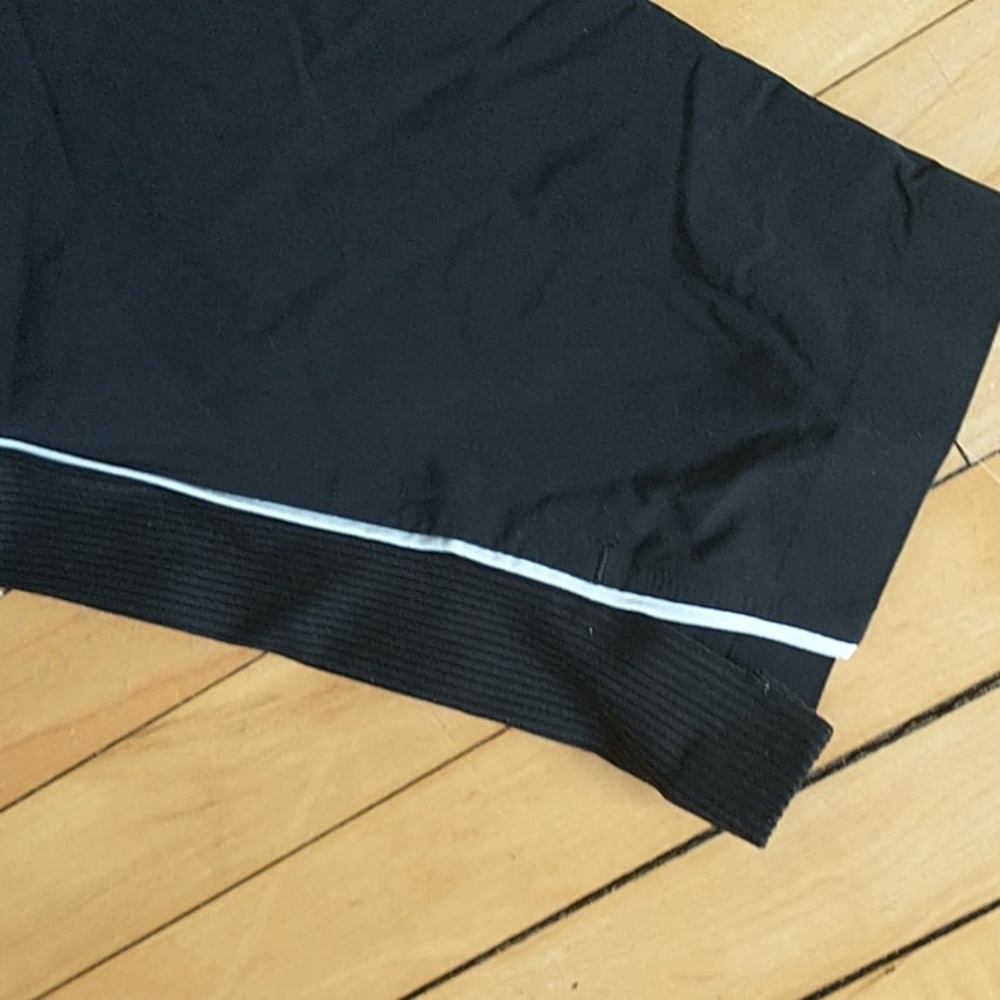 Athleta Brooklyn Luxe Ankle Pant Joggers Side Stripe Black (sz. 6) - Picture 6 of 7